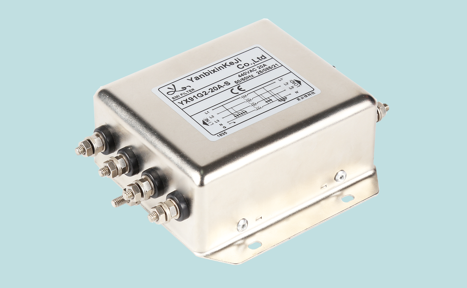 YX-91三相四線(xiàn)電源濾波器 